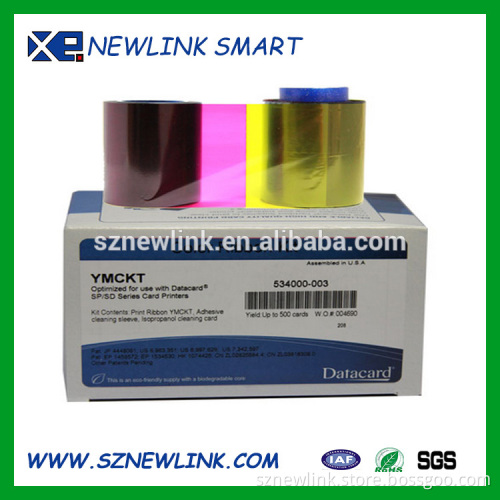 DATACARD CD 800 ribbon with part number 534000-003 YMCKT color